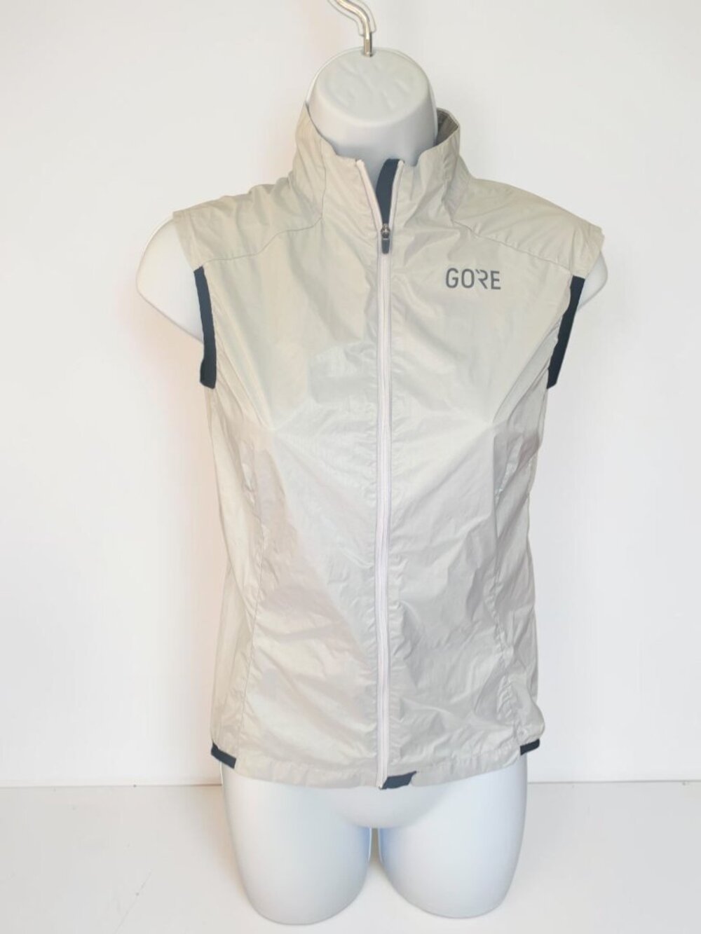 GORE Wear Women's Light Grey Mesh Back Cycling Running Vest Gilet - Size XS